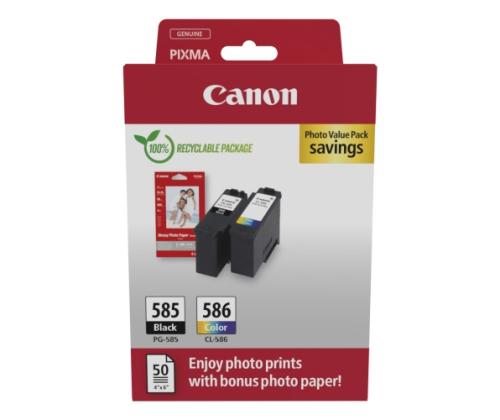 Canon PG-585/CL-586 (6205C004) Photo value pack Ink Cartridge Multipack, BK/CMY