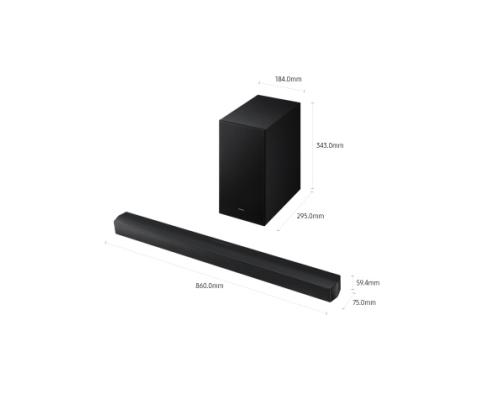 Samsung B-series HW-B650F Soundbar, 3.1 ch, Black