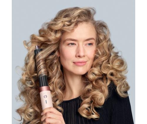 Dyson HS09 Airwrap Co-anda2x Straight+Wavy Hair Multi-Styler, Ceramic Pink/Rose Gold