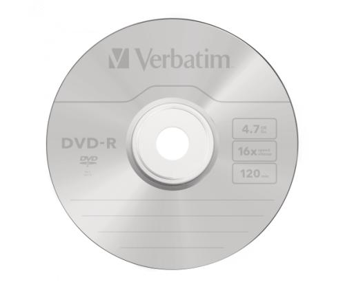 Verbatim 43523 DVD-R AZO 4.7GB 16X Matt Silver Surface Discs (10 pcs/Pack)