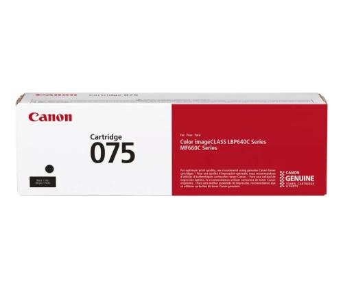 Canon CRG 075 BK (6365C002) Toner Cartridge, Black