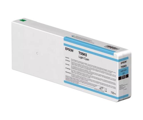 Epson T55K5 (C13T55K500) 700 ml Ink Cartridge, Light Cyan