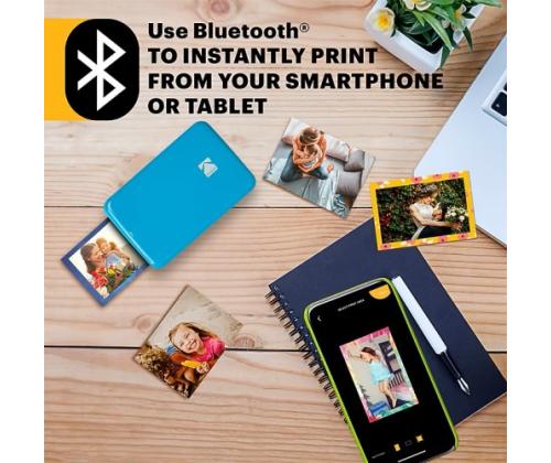 Kodak STEP Instant Mobile Photo printer Colour ZINK 2x3'' 1 ppm, Bluetooth, Blue