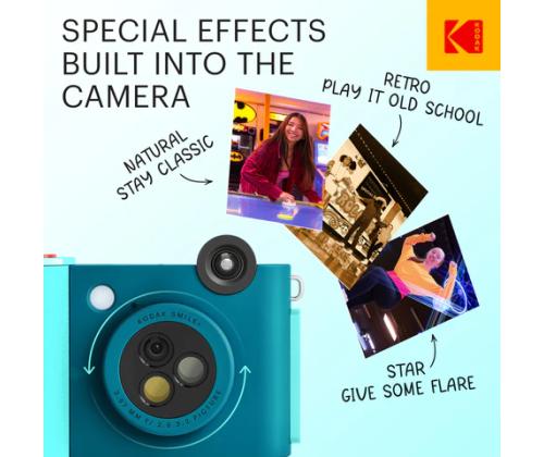Kodak SMILE+ Instant Print Camera, 2x3'', Blue