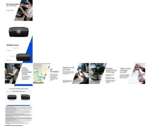 HP DeskJet 2910 AiO Printer Inkjet Colour MFP A4 7.5 ppm USB Wi-Fi