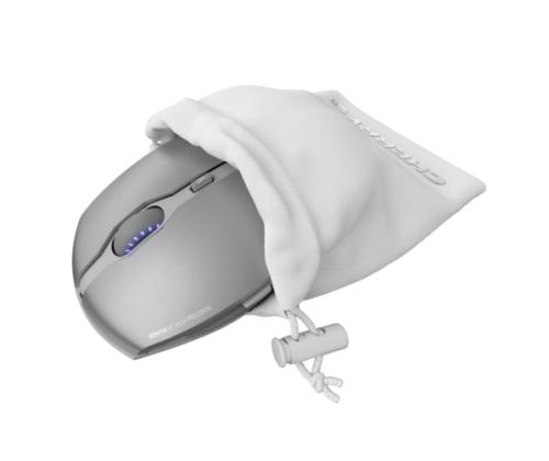 Cherry GENTIX BT (JW-7500-20) Wireless Mouse, Bluetooth, 2000 DPI, Frosted Silver