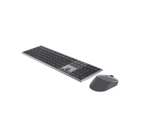 Dell Premier Multi-Device KM7321W Wireless Keyboard and Mouse, RF Wireless+Bluetooth, US, Titan grey
