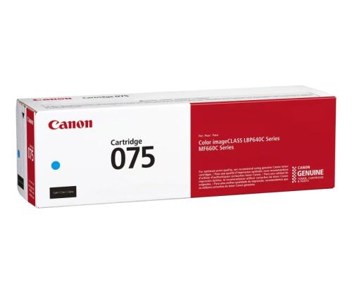 Canon CRG 075 C (6364C002) Toner Cartridge, Cyan