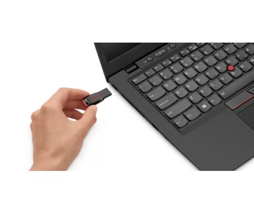 SanDisk Cruzer Blade USB Flash Drive 32GB, Black/Red