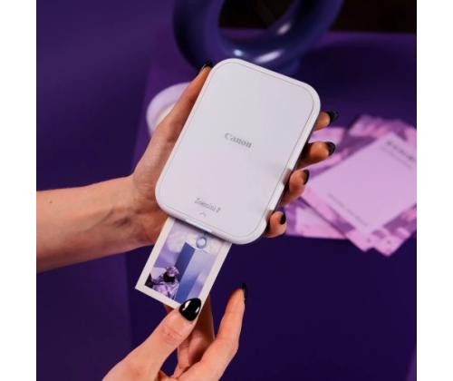Canon Zoemini 2 Portable Photo Printer Colour ZINK 2x 3'', Bluetooth, White