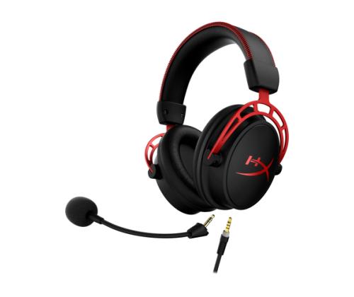 HyperX Cloud Alpha Wired Gaming Headset 3.5 mm jack, Black-Red