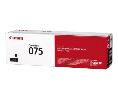 Canon CRG 075 BK (6365C002) Toner Cartridge, Black