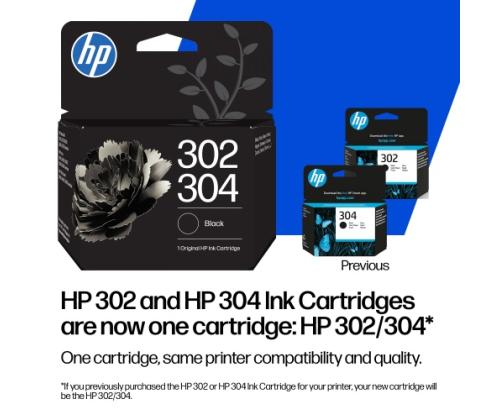 HP 302/304 (B7RT7AE) Ink Cartridge, Black