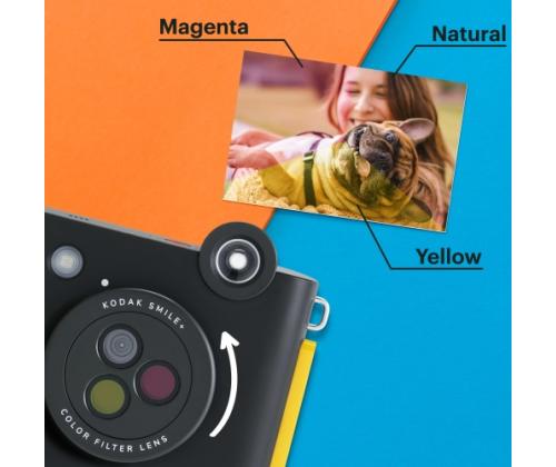 Kodak SMILE+ Instant Print Camera, 2x3'', Black