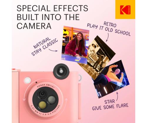 Kodak SMILE+ Instant Print Camera, 2x3'', Pink (SPEC)