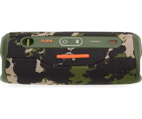 JBL Flip 6 Portable Speaker, Wireless, Bluetooth, Squad (Camouflage)