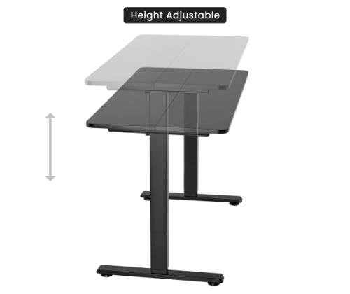 Adjustable Height Table Up Up Frigg Black