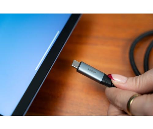 Verbatim 31846 Sync &amp; Charge Cable USB-C to USB-C 100W 480Mbps 120cm, Grey/Black
