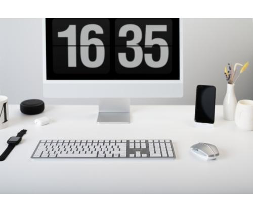 Cherry GENTIX BT (JW-7500-20) Wireless Mouse, Bluetooth, 2000 DPI, Frosted Silver