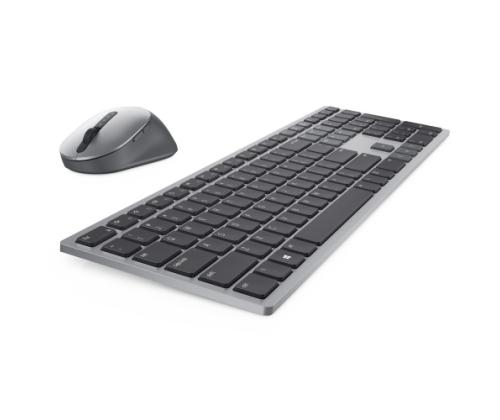 Dell Premier Multi-Device KM7321W Wireless Keyboard and Mouse, RF Wireless+Bluetooth, US, Titan grey