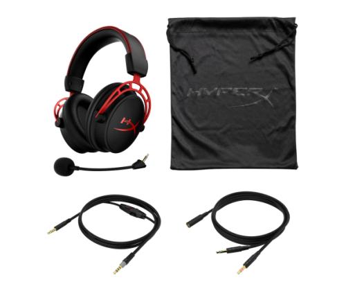 HyperX Cloud Alpha Wired Gaming Headset 3.5 mm jack, Black-Red