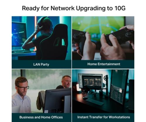 TP-Link TL-SX105 5-Port 10G Desktop Switch