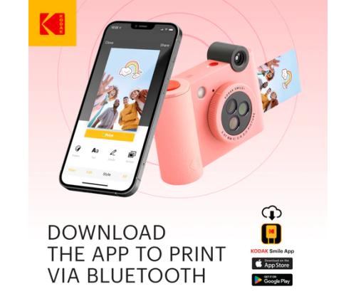 Kodak SMILE+ Instant Print Camera, 2x3'', Pink (SPEC)