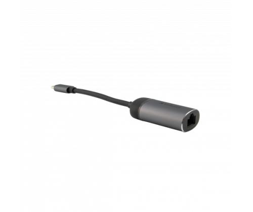 Verbatim 49146 USB-C to Gigabit Ethernet Adapter, USB 3.1 GEN 1, Gigabit Ethernet, Grey/Black