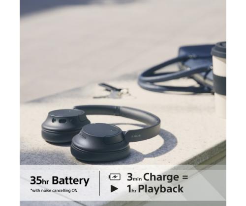Sony WH-CH720N Noise Cancelling Wireless Headphones, Bluetooth, Black