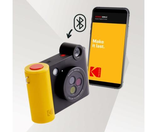Kodak SMILE+ Instant Print Camera, 2x3'', Black