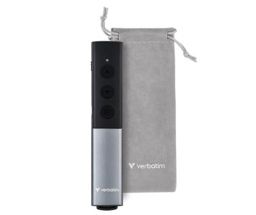 Verbatim 32366 Agenda Wireless Presenter with Red Laser Pointer, Grey/Black