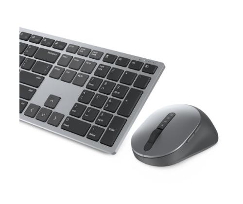 Dell Premier Multi-Device KM7321W Wireless Keyboard and Mouse, RF Wireless+Bluetooth, US, Titan grey
