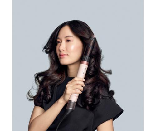 Dyson HS09 Airwrap Co-anda2x Straight+Wavy Hair Multi-Styler, Ceramic Pink/Rose Gold