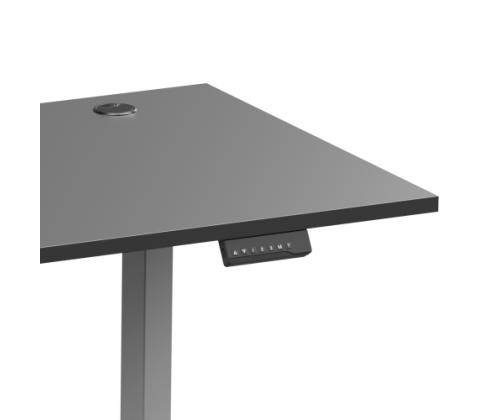 Adjustable Height Table Up Up Bjorn II Gray, Table top L Black