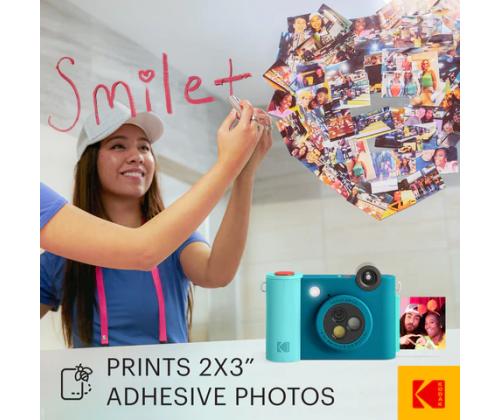 Kodak SMILE+ Instant Print Camera, 2x3'', Blue