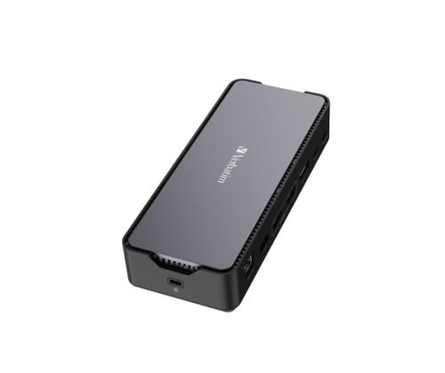 Verbatim 32171 CDS-15 USB-C Pro Docking Station 15 Ports, Grey/Black