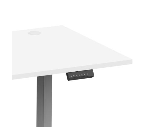 Adjustable Height Table Up Up Bjorn II Gray, Table top L White