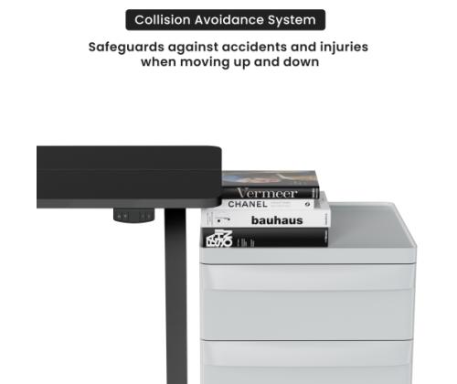 Adjustable Height Table Up Up Frigg Black