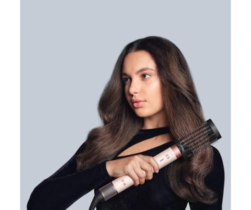 Dyson HS09 Airwrap Co-anda2x Straight+Wavy Hair Multi-Styler, Ceramic Pink/Rose Gold