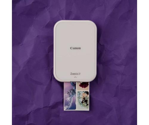Canon Zoemini 2 Portable Photo Printer Colour ZINK 2x 3'', Bluetooth, White