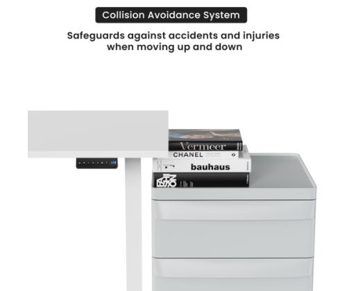 Adjustable Height Table Frame Up Up Bjorn II, Gray
