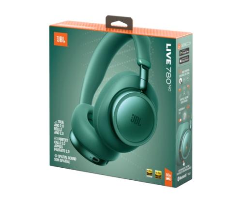 JBL Live 780NC Wireless Headphones, Bluetooth, Green