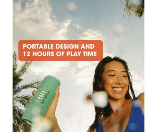 JBL Flip 6 Portable Speaker, Wireless, Bluetooth, Squad (Camouflage)