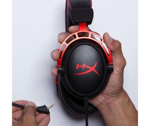 HyperX Cloud Alpha Wired Gaming Headset 3.5 mm jack, Black-Red