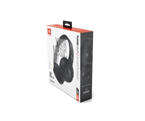 JBL Tune 660NC Wireless Headphones, Bluetooth, 3.5mm jack, Black