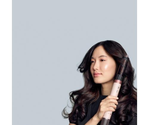 Dyson HS09 Airwrap Co-anda2x Straight+Wavy Hair Multi-Styler, Ceramic Pink/Rose Gold