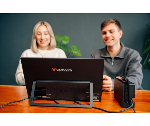 Verbatim 32401 Portable Monitor LIGHT 15.6'' IPS FHD 1920x1080 10ms 250cd/m2 60Hz, Black