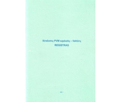 Išrašomų PVM sąskaitų faktūrų registras, A4 (48)  0720-061