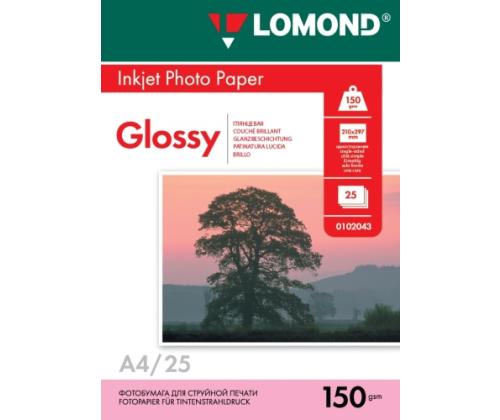 Lomond Photo Inkjet Paper Glossy 150 g/m2 A4, 25 sheets