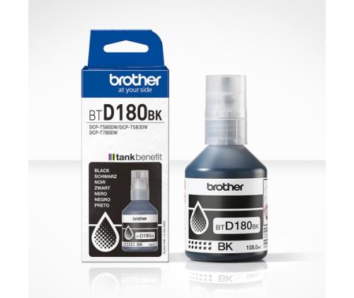 Brother BTD180BK Ink Refill Bottle, Black
